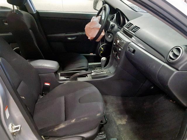 JM1BK323381790797 - 2008 MAZDA 3 S SILVER photo 5