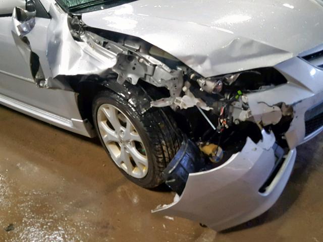 JM1BK323381790797 - 2008 MAZDA 3 S SILVER photo 9