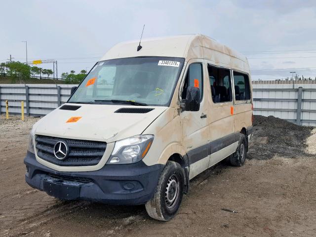 WDZPE7DD7GP280751 - 2016 MERCEDES-BENZ SPRINTER 2 CREAM photo 2