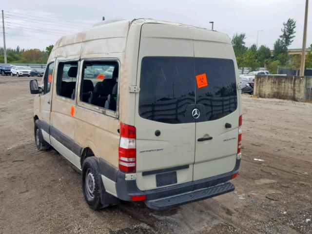 WDZPE7DD7GP280751 - 2016 MERCEDES-BENZ SPRINTER 2 CREAM photo 3