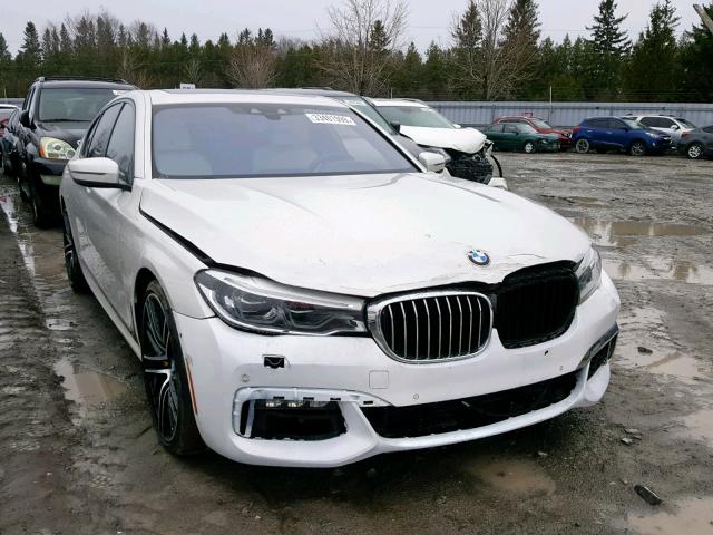 WBA7B0C56HG527055 - 2017 BMW 750 XI WHITE photo 1