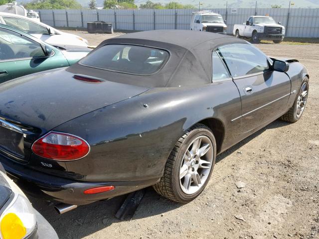 SAJDA42C91NA13304 - 2001 JAGUAR XK8 BLACK photo 4