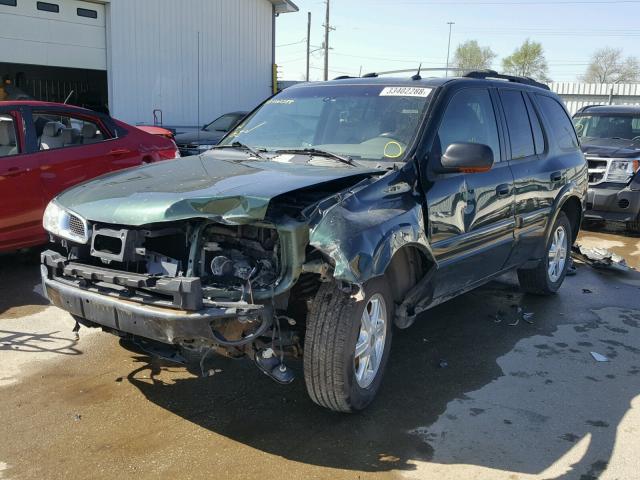 1GHDT13S242163619 - 2004 OLDSMOBILE BRAVADA GREEN photo 2