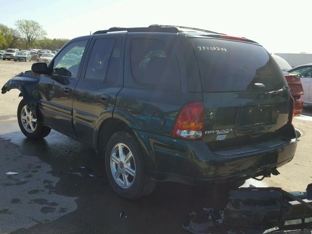 1GHDT13S242163619 - 2004 OLDSMOBILE BRAVADA GREEN photo 3