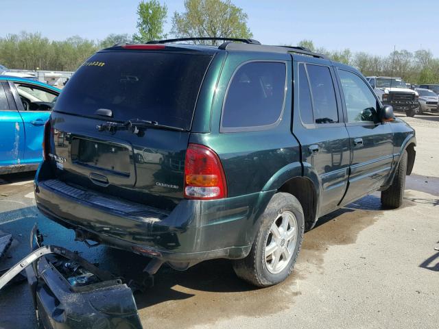 1GHDT13S242163619 - 2004 OLDSMOBILE BRAVADA GREEN photo 4