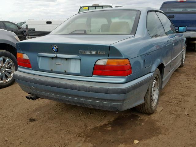 WBABF7325WEH40166 - 1998 BMW 323 IS GREEN photo 4