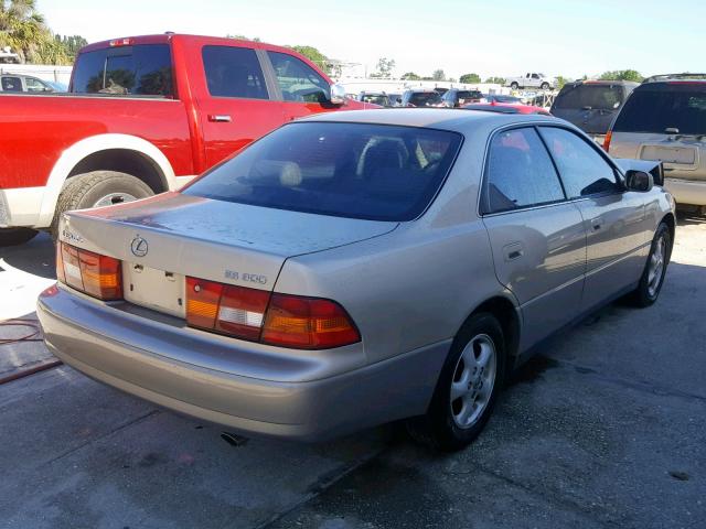 JT8BF22G8V0064287 - 1997 LEXUS ES 300 GOLD photo 4