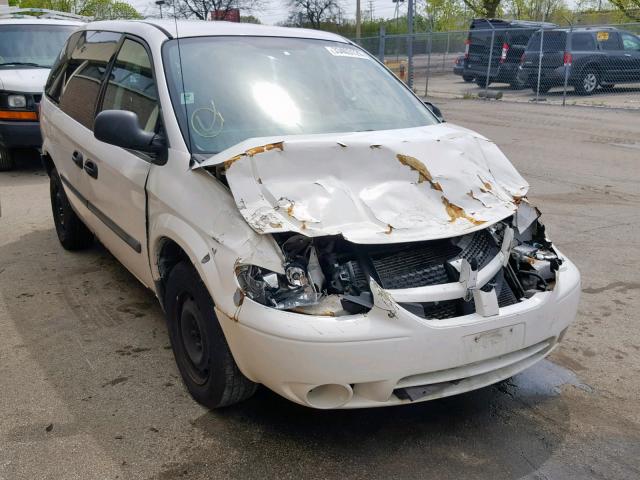 1D4GP21R47B150519 - 2007 DODGE CARAVAN C/ WHITE photo 1