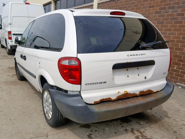 1D4GP21R47B150519 - 2007 DODGE CARAVAN C/ WHITE photo 3