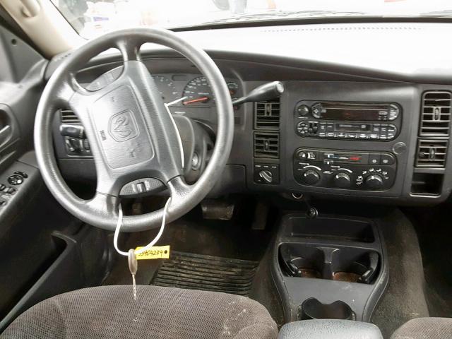 1D4HS48N33F554657 - 2003 DODGE DURANGO SL GRAY photo 9