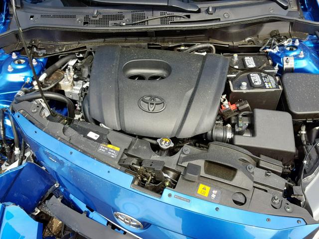 3MYDLBYV6KY507760 - 2019 TOYOTA YARIS L BLUE photo 7