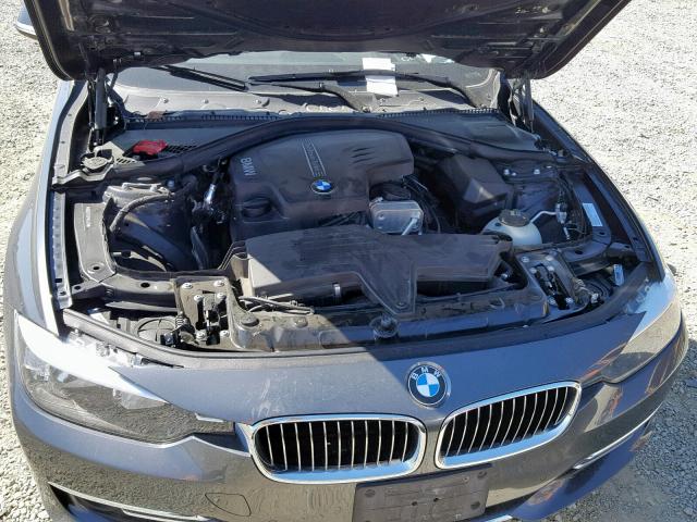 WBA3C1C5XFP854279 - 2015 BMW 328 I SULE CHARCOAL photo 7