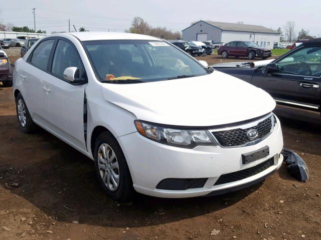 KNAFU4A23C5529811 - 2012 KIA FORTE EX WHITE photo 1