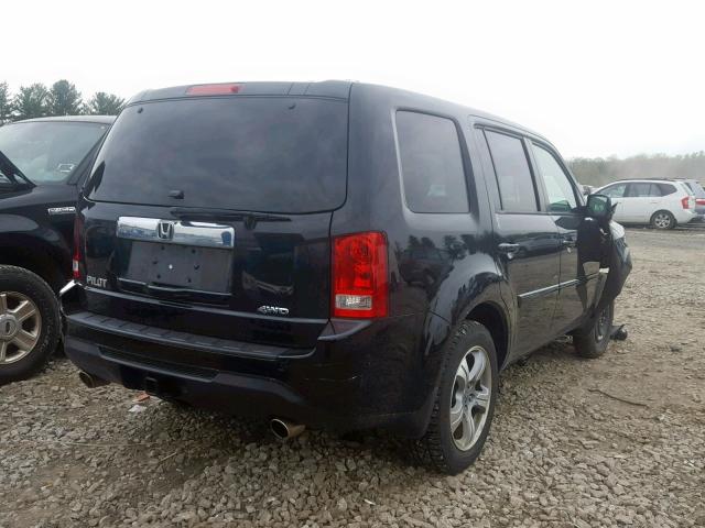 5FNYF4H43EB056944 - 2014 HONDA PILOT EX BLACK photo 4