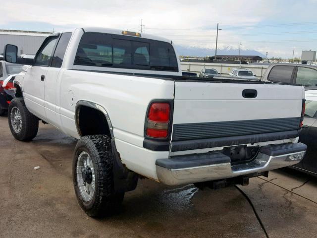 1B7KF23691J249900 - 2001 DODGE RAM 2500 WHITE photo 3