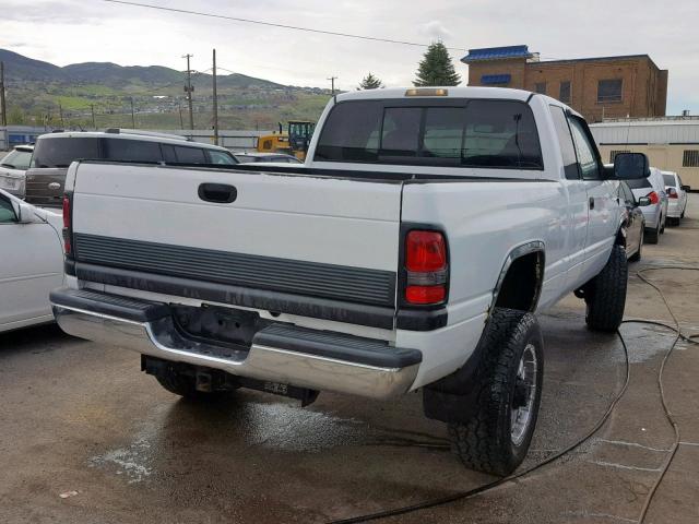 1B7KF23691J249900 - 2001 DODGE RAM 2500 WHITE photo 4