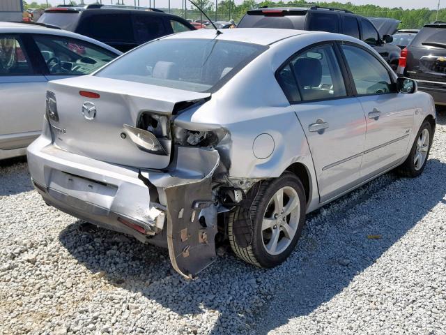 JM1BK123941211455 - 2004 MAZDA 3 S SILVER photo 4