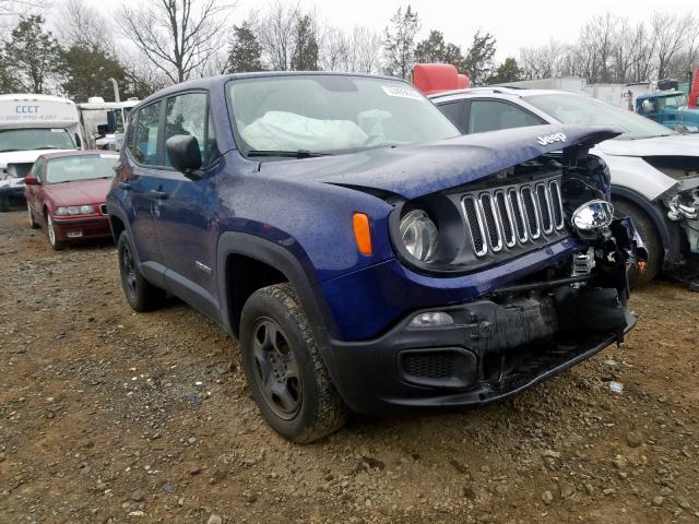 ZACCJBAB8HPF11838 - 2017 JEEP RENEGADE SPORT  photo 1