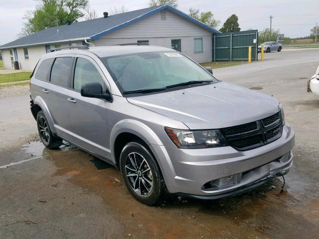 3C4PDCAB2JT294722 - 2018 DODGE JOURNEY SE SILVER photo 1