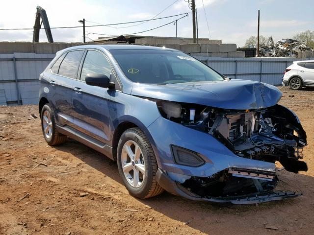 2FMPK4G95JBC45649 - 2018 FORD EDGE SE BLUE photo 1