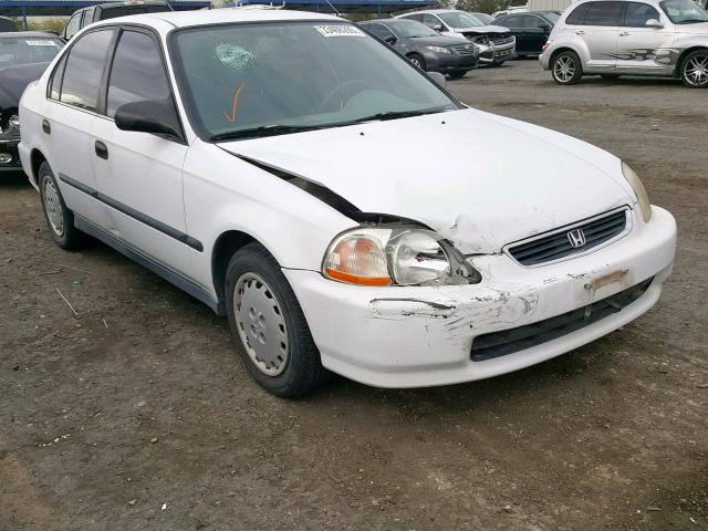 JHMEJ6620VS042693 - 1997 HONDA CIVIC DX WHITE photo 1