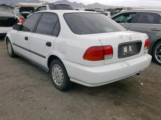 JHMEJ6620VS042693 - 1997 HONDA CIVIC DX WHITE photo 3