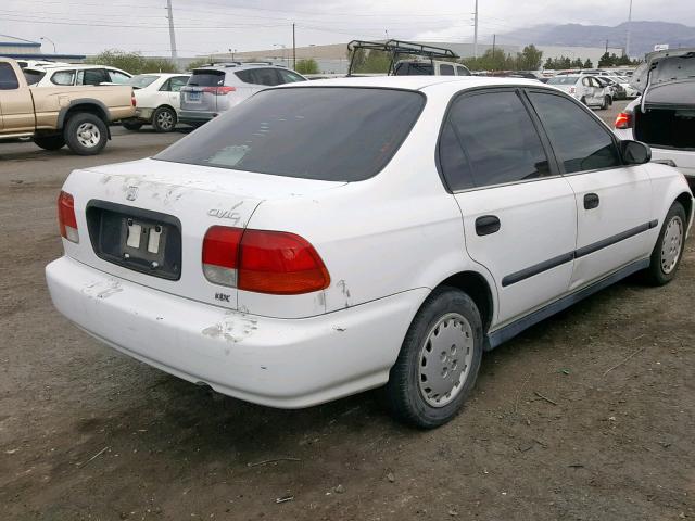 JHMEJ6620VS042693 - 1997 HONDA CIVIC DX WHITE photo 4