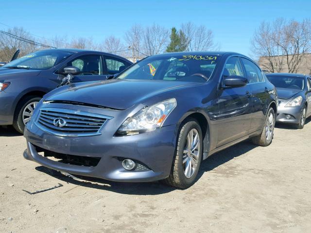 JN1CV6AR4CM971727 - 2012 INFINITI G37 BLUE photo 2