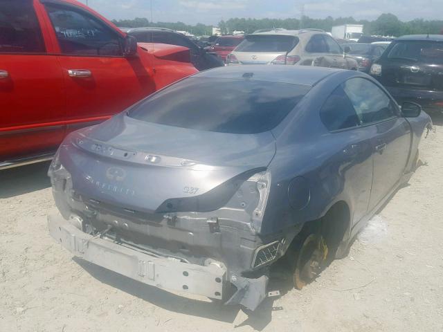 JNKCV64E78M109064 - 2008 INFINITI G37 BASE GRAY photo 4