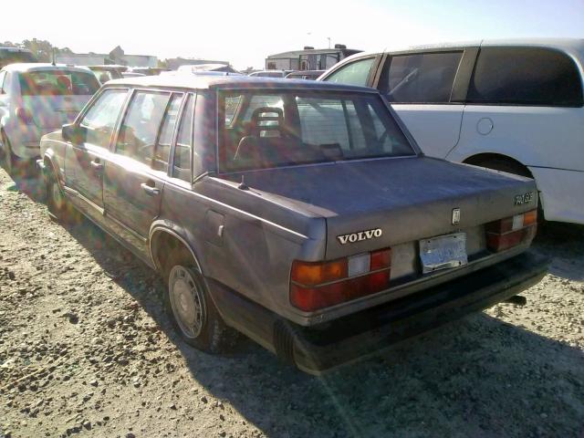 YV1DX8848F2120204 - 1985 VOLVO 740 GLE GRAY photo 3