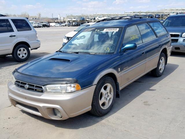 4S3BG685XX6620885 - 1999 SUBARU LEGACY OUT GREEN photo 2