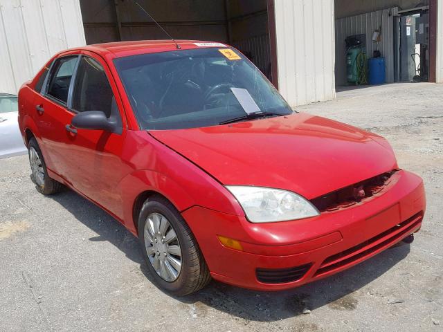 1FAFP34N57W202665 - 2007 FORD FOCUS ZX4 RED photo 1