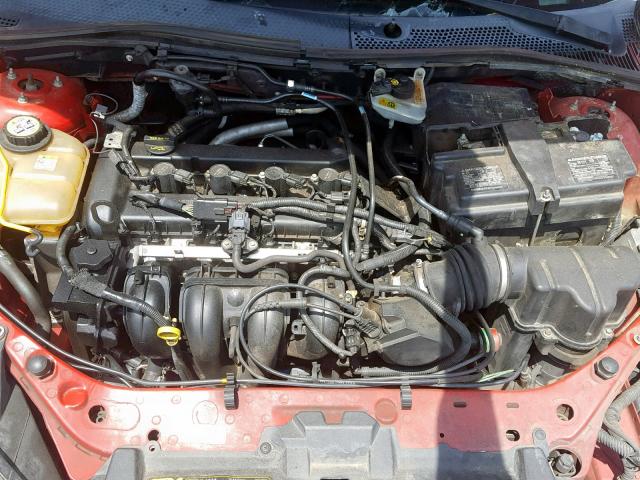 1FAFP34N57W202665 - 2007 FORD FOCUS ZX4 RED photo 7
