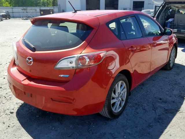 JM1BL1L78D1790016 - 2013 MAZDA 3 I RED photo 4