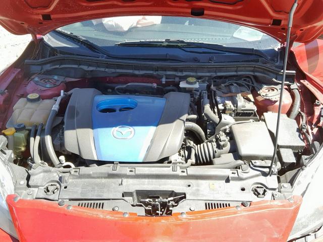 JM1BL1L78D1790016 - 2013 MAZDA 3 I RED photo 7