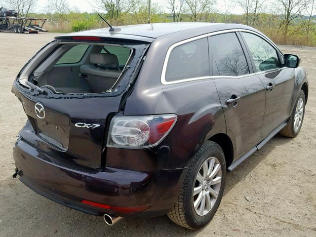 JM3ER2CM7B0355537 - 2011 MAZDA CX-7 GRAY photo 4