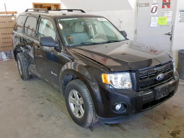 1FMCU5K36BKA09679 - 2011 FORD ESCAPE HYB BLACK photo 1