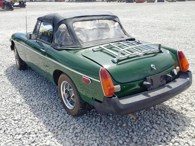 GVVDJ2AG506905 - 1980 MG CONVERTIBL GREEN photo 3