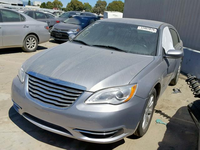 1C3CCBBB9DN764523 - 2013 CHRYSLER 200 TOURIN SILVER photo 2