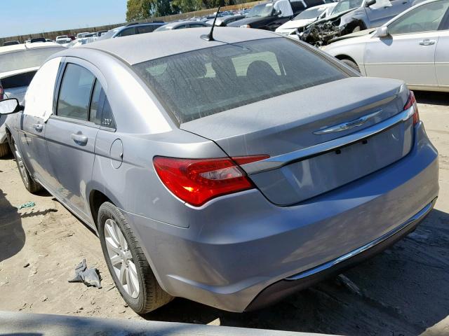 1C3CCBBB9DN764523 - 2013 CHRYSLER 200 TOURIN SILVER photo 3