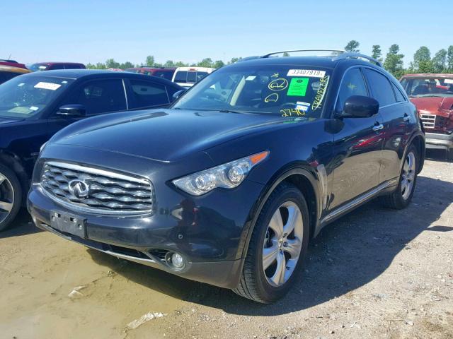 JN8AS1MU5AM802740 - 2010 INFINITI FX35 BLACK photo 2