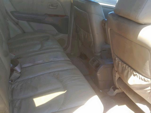 JT6HF10U6X0038621 - 1999 LEXUS RX 300 WHITE photo 6