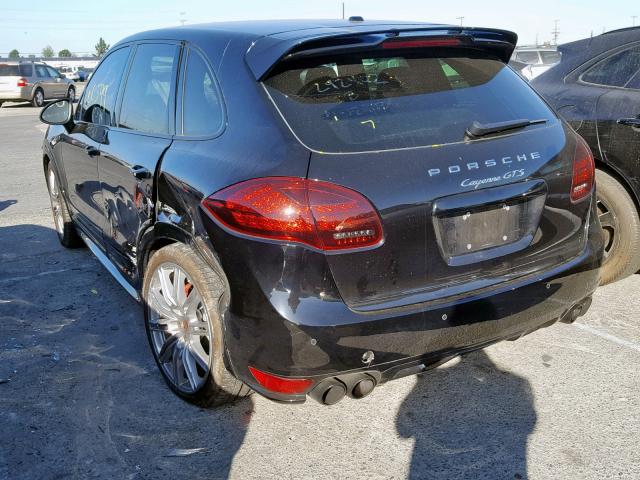 WP1AD2A22ELA71340 - 2014 PORSCHE CAYENNE GT BLACK photo 3