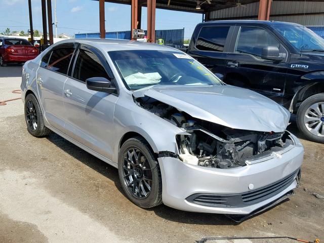 3VW2K7AJ7BM382348 - 2011 VOLKSWAGEN JETTA BASE SILVER photo 1