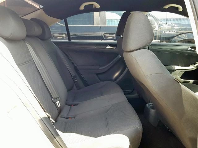 3VW2K7AJ7BM382348 - 2011 VOLKSWAGEN JETTA BASE SILVER photo 6