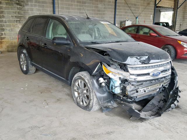 2FMDK3JC3DBB89457 - 2013 FORD EDGE SEL BLACK photo 1