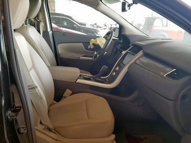 2FMDK3JC3DBB89457 - 2013 FORD EDGE SEL BLACK photo 5