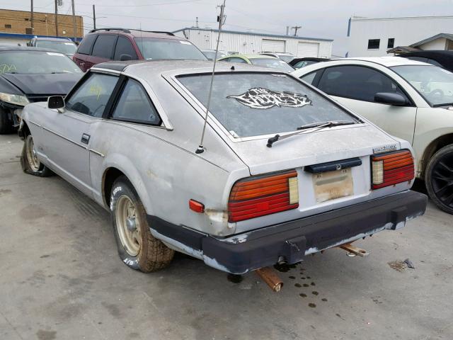 JN1HZ06S4DX509641 - 1983 DATSUN 280ZX 2+2 SILVER photo 3