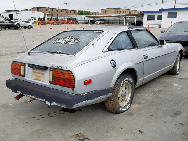 JN1HZ06S4DX509641 - 1983 DATSUN 280ZX 2+2 SILVER photo 4