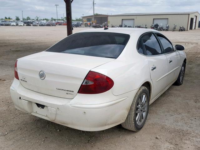 2G4WD582171247376 - 2007 BUICK LACROSSE C WHITE photo 4